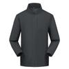 Abrigo de cuello alto, ropa de trabajo, resistente al viento y a la lluvia, para deportes al aire libre, para grupos, ropa de asalto para hombres y mujeres, con impresión de logotipos.