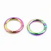 Acessórios de Ferragens para Bagagem, Argolas Abertas com Mola Douradas Coloridas, Argolas Abertas de Fivela de Conexão, Argolas para Alça de Bolsa, Dourado Colorido