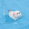 Miniaturas fofas e brincalhonas de focas para micro-paisagismo, decorações DIY com tema de praia, acessórios de saco surpresa e pequenas peças decorativas.