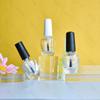 Fabricante FUENTE en stock botella de vidrio para esmalte de uñas 15ml gran capacidad Botella vacía para pegamento de esmalte de uñas Sub-botella para esmalte de uñas
