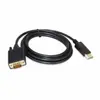 Cabo de conversão DP para VGA de 1,8 m adaptador displayport para vga cabo de monitor de computador HD