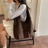 Bolso de Hombro tipo Lazo Coreano con Múltiples Bolsillos, Gran Capacidad, Bolso Tote Ligero para el Trabajo, Bolso de Axila Versátil Casual para Mujer