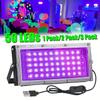 Luz Negra de 144 LEDs Alimentada por USB con Interruptor Es Adecuada para Atmósfera Festiva y Halloween Rendimiento Fluorescente del Cuerpo Humano Escenario