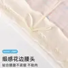 Nueva Tanga de Mujer Estilo Coreano Puff de Leche Seda de Hielo Cómoda Sin Costuras Algodón Puro Entrepierna Extendida Cintura Media Sin Pellizcos