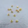 Prata Esterlina S925 Banhada a Ouro Cor Duradoura Fivela de Encaixe Fivela de Fechamento para Pulseira DIY Feita à Mão Fivela de Posicionamento para Corda de Aço Linha de Pesca Fivela