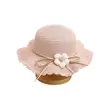Chapéu Infantil Verão Menina Chapéu de Sol Palha Chapéu Fofo Menina Princesa Chapéu Protetor Solar Aba Larga Feminino Tesouro Praia Chapéu de Pescador