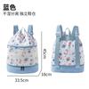 Nova Mochila Impressa Natação Bolsa Grande Capacidade Yoga Ginásio Bolsa Seca e Molhada Mochila de Armazenamento Esportivo Separada