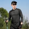 Nueva camiseta de manga larga de secado rápido para hombre, ropa deportiva de manga larga para correr, ropa deportiva elástica para mujer, ropa de secado rápido para exteriores para parejas.