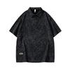 Camisa Polo de Manga Corta Tie-Dye para Hombre Verano Nuevo Holgada Moderna Manchada Camiseta de Hombre Cuello Solapa Top Pesado para Chicos