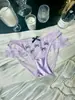 Ropa Interior Femenina de Encaje Zhongshan, Transpirable Sexy Triángulo Alta Elasticidad Bordado de Puntos, Lindo Lazo Puro Deseo