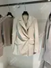 Liquidação 150Signature Peça Master Peça Inteira Couro Proteína Jaqueta de Couro Blazer Feminino Slim Fit Acinturado