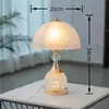 Lámpara de Mesa de Cristal de Lujo Ligero Yusheng Lámpara Moderna Europea para Dormitorio Mesita de Noche Lámpara Decorativa Romántica para Dormitorio Europeo