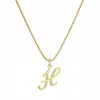 Nuevo Cadena de Serpiente de Aleación Creativa Simple con Incrustaciones de Diamante Cadena para Clavícula Dorada para Mujer