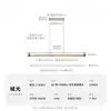 Lirio de Ensueño Luz Mecánica Bauhaus Luz Italiana Lujo Minimalista de Gama Alta Lineal Tira Larga Luminaria Colgante Minimalista para Comedor