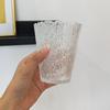 Copo de água com bolhas estilo suco de leite feminino doméstico, copo de água de alta qualidade vermelho, copo de chá simples para bebidas