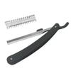 Navaja de afeitar antigua Navaja manual Navaja de barbero Hoja de afeitar Cuchillo de peluquería Afeitar Barba Patillas Cabezal de afeitar de seguridad