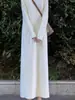 Vestido de punto acanalado de cuello medio alto, vestido suéter recto largo hasta la rodilla para otoño e invierno, adecuado como capa base debajo de un abrigo