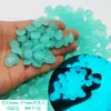 Decorações de pedras simuladas com tema de sorriso que brilham no escuro, de resina, para jardim, aquário e paisagismo de tanque de peixes, acessórios DIY