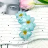 Grampo de Cabelo Três Flores Transfronteiriço Estilo Coreano Grampo de Cabelo Flor Simulada com Grande Volume de Cabelo e Presilha de Tubarão de Alta Qualidade Grampo de Cabelo de Verão Acessório de Cabelo