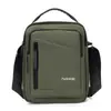 Bolsa de Pecho para Hombre de Película de Cuero de Alta Calidad Multifuncional para Salir, Ocio, Viajes Bolso de Mano para Hombre con Correa para el Hombro y Cruzado