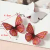 4.8X4.5cm Mariposa Transparente Acrílica Estéreo Accesorios Tocados Antiguos Producción Ropa Zapatos y Sombreros Materiales Decorativos
