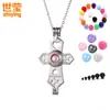 Collar de aromaterapia cruzado Shiying pequeño nuevo de comercio exterior collar difusor de aceite esencial de perfume joyería personalizable X45