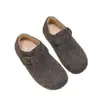 Colección de invierno 2026: Pantuflas de felpa estilo Birkenstock para mujer, versátiles, engrosadas y forradas de polar para mayor comodidad, diseño fácil de poner, zapatos cálidos de algodón y mocasines para mujer