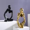 Pensador Resina Mini Figura Abstracta Artesanías Adornos Escandinavo Oficina Decoración Estantería Regalos de Negocios