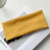 Banda elástica para el cabello de ala ancha de Corea del Sur para mujeres, maquillaje para el lavado de cara, banda para el cabello que combina con todo, diadema deportiva de punto para celebridades cibernéticas de primavera
