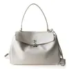 Bolso Tote, Bolso de Cuero Genuino para Mujer, Bolso de Hombro Cruzado de Gran Capacidad a la Moda, Cuero Suave, Estilo Sencillo para el Trayecto al Trabajo