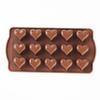 Molde de Chocolate en Forma de Corazón para el Día de San Valentín Fabricación DIY Molde de Hielo en Forma de Corazón Gelatina Pudín Silicona Amor Molde de Chocolate
