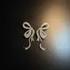 Aretes 2025 Trendy Retro Industria Pesada Estilo Étnico Aretes Versátiles para Mujeres Lujo Accesible Elegantes Largos Clips para Orejas sin Perforación para Mujeres