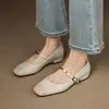 20256 Zapatos de Salón Individuales Estilo Nuevo Color Rubor para Mujer, Todas las Estaciones, Cómodos, Versátiles, Zapatos de Mujer con Suela Suave, Tallas 32-43, Tallas Grandes, Transfronterizo