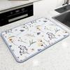 Alfombrilla de suelo de barro de diatomeas de lujo ligero, absorbente para baño, entrada de baño, alfombrilla de secado rápido, tapete para puerta de inodoro/baño, venta al por mayor por puntos