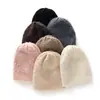 Gorro de cachemira para otoño e invierno para mujer, estilo coreano, con patrón trenzado, cálido, protector de orejas, versátil, adecuado para usar después del parto, gorro de lana tejido, gorro para clima frío