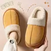 Chinelos de Algodão Duráveis de Qualidade de Supermercado para Mulheres Solado Grosso Chinelos de Algodão para Casa Grande Quantidade Bom Preço Chinelos de Outono/Inverno Em Estoque Atacado