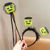 Acessórios de cabelo para Halloween aranha renda laço faixa de cabelo atmosfera cos fantasia foto crianças adulto universal