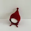 Gorro para bebé fácil de poner lindo súper lindo gorro de punto versátil para niños gorro de lana puntiagudo protección cálida para los oídos para bebé