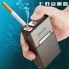 Estuche para Cigarrillos de Hombre, Paquete Suave y Duro, Multifuncional, Estuche para Cigarrillos Reemplazable Recargable, Paquete de 20, Encendedor de Cigarrillos, Estuche para Cigarrillos al por Mayor Transfronterizo