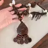 Nuevo Collar con Colgante de Madera y Cáscara de Coco Hecho a Mano Estilo Bohemio para Mujer Collar de Diseño de Nicho Estilo Étnico Retro