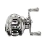 Carrete de Pesca de Línea de Metal Plateado Popular Transfronterizo Carrete de Línea Universal Negro de Largo Alcance Antiexplosión Carrete de Gota de Agua Venta al por Mayor