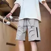 Pantalones Cortos de Asalto Funcionales Americanos para Hombre Verano Secado Rápido Deporte Baloncesto Pantalones Finos Diseño Plegado Ropa de Trabajo Pantalones de Cinco Puntos
