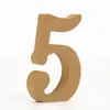 Ornatos de Letras e Números Ingleses de Madeira Atacado Artesanato de Madeira Letras DIY Decoração Criativa Venda Direta da Fábrica