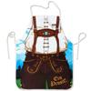 Delantal con cuello halter para comercio electrónico de comercio exterior, Delantal de cocina creativo y personalizado, Delantal popular de Oktoberfest para hombres y mujeres