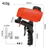Conjunto de Jateamento com Areia Pneumático à Prova de Ferrugem Remoção de Ferrugem Jateadora Pequena Máquina de Jateamento DIY Portátil Tipo Gravidade Pistola de Jateamento Vermelha