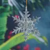 Adorno de Copo de Nieve de Plástico para Árbol de Navidad, Accesorios para Diseño de Escena, Colgante de Copo de Nieve de Cristal Acrílico Imitación, Accesorios DIY