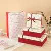 Caja de Regalo de Moda Europea y Americana para el Día de San Valentín, Caja de Regalo de Cumpleaños de Alta Gama, Caja de Embalaje de Base y Tapa, Caja para Cosméticos, Exquisito Regalo Souvenir