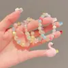 Pulseiras Infantis de Desenho Animado, Acessórios para Meninas, Joias com Contas, Acessórios Versáteis de Viagem para Meninas, Presentes para o Dia das Crianças