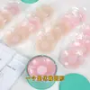 Protetores de seio de silicone invisíveis, vermelhos e brancos, em formato de manga, finos, anti-exposição, push-up, copo de manga, transfronteiriço