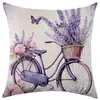 Funda de almohada de lavanda para planta nueva Temu Amazon Transfronterizo Cojín decorativo para sofá Jit Etiquetado y Dropshipping